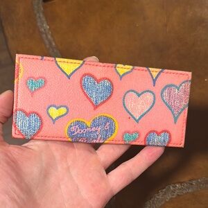 Vintage Dooney & Bourke Heart frame (small) - Pink Hearts